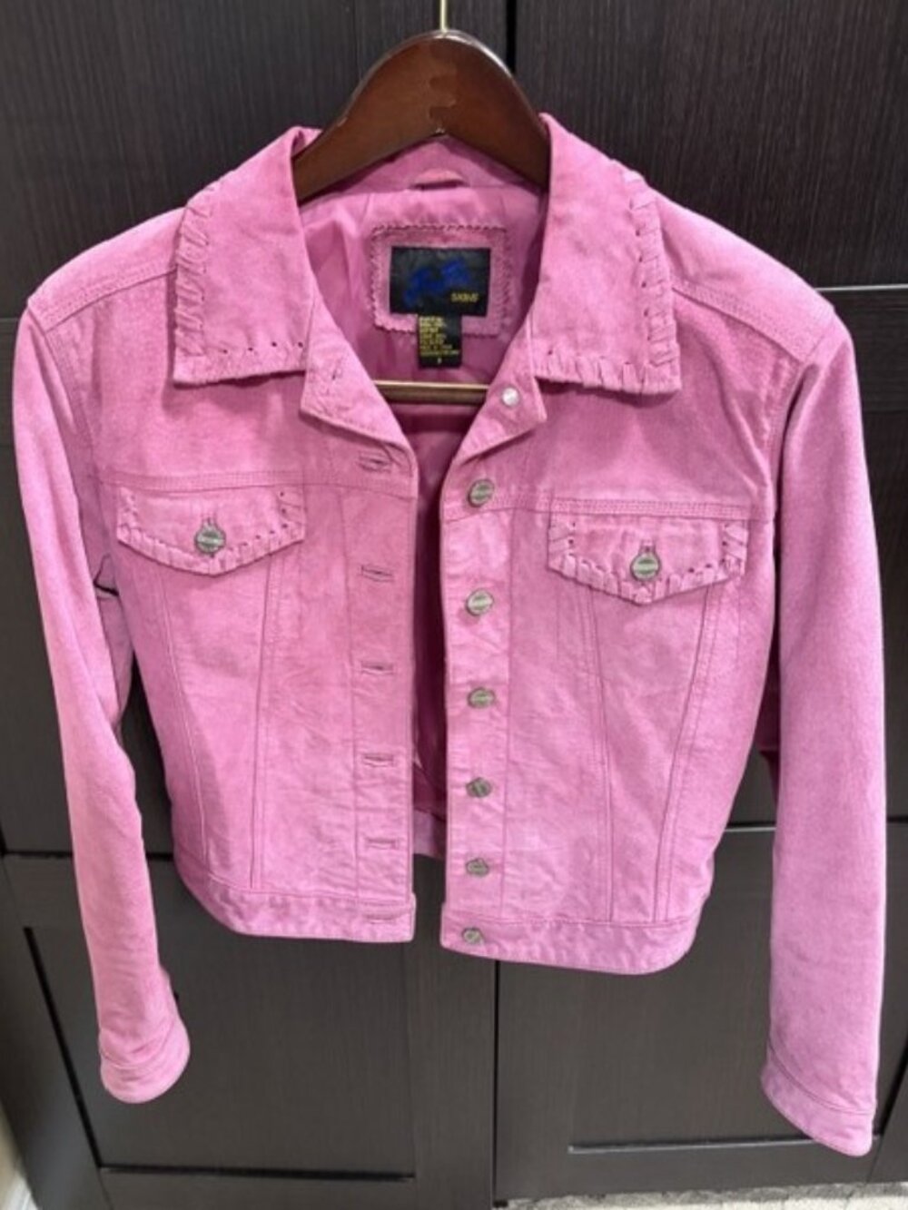 Suede "Jean" Jacket PINK